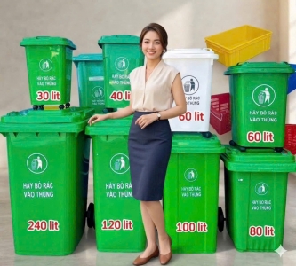 Thùng rác các loại 30l, 40l, 60l, 80l, 100l, 120l, 240l...