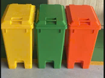 Thùng rác nhựa 30 lít đạp chân Kích thước Thùng cao 48cm x 27cm Có thể kết nối 2, 3 ,4 thùng vơi nhau